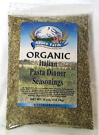 Azure Farm Italian Pasta Dinner Seasoning Organic - 8 ozs.