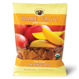 Bare Fruit Mango  Dried  Organic - 12 x 2.2 ozs.