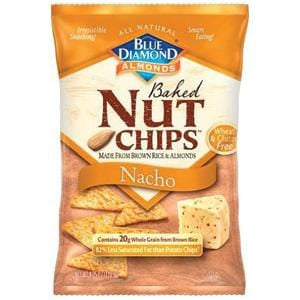 Blue Diamond Nut Chips  Nacho - 12 x 4.25 ozs.