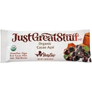 Betty Lou's Cacao Acai Bar  Organic - 12 x 1.5 ozs.