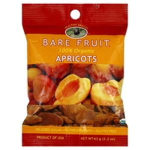 Bare Fruit Apricots  Dried  Organic - 12 x 2.2 ozs.