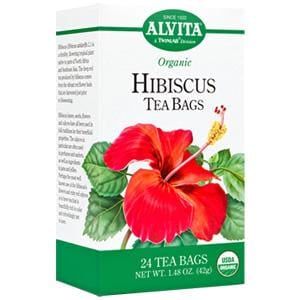 Alvita Hibiscus Tea  Organic - 6 x 1 box