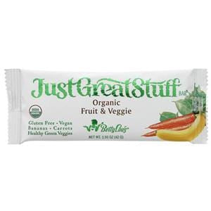 Betty Lou's Fruit & Veggie Bar  Organic - 12 x 1.50 ozs.