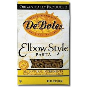 DeBoles Elbows - Organic - 12 x 12 ozs.