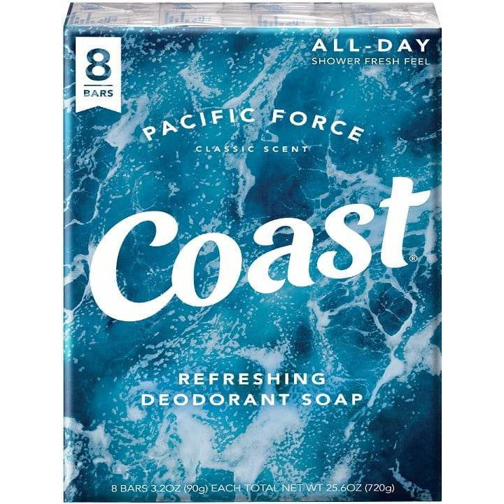 (Pack of 3) Coast 8 Bar 3.2oz  Classic Scent