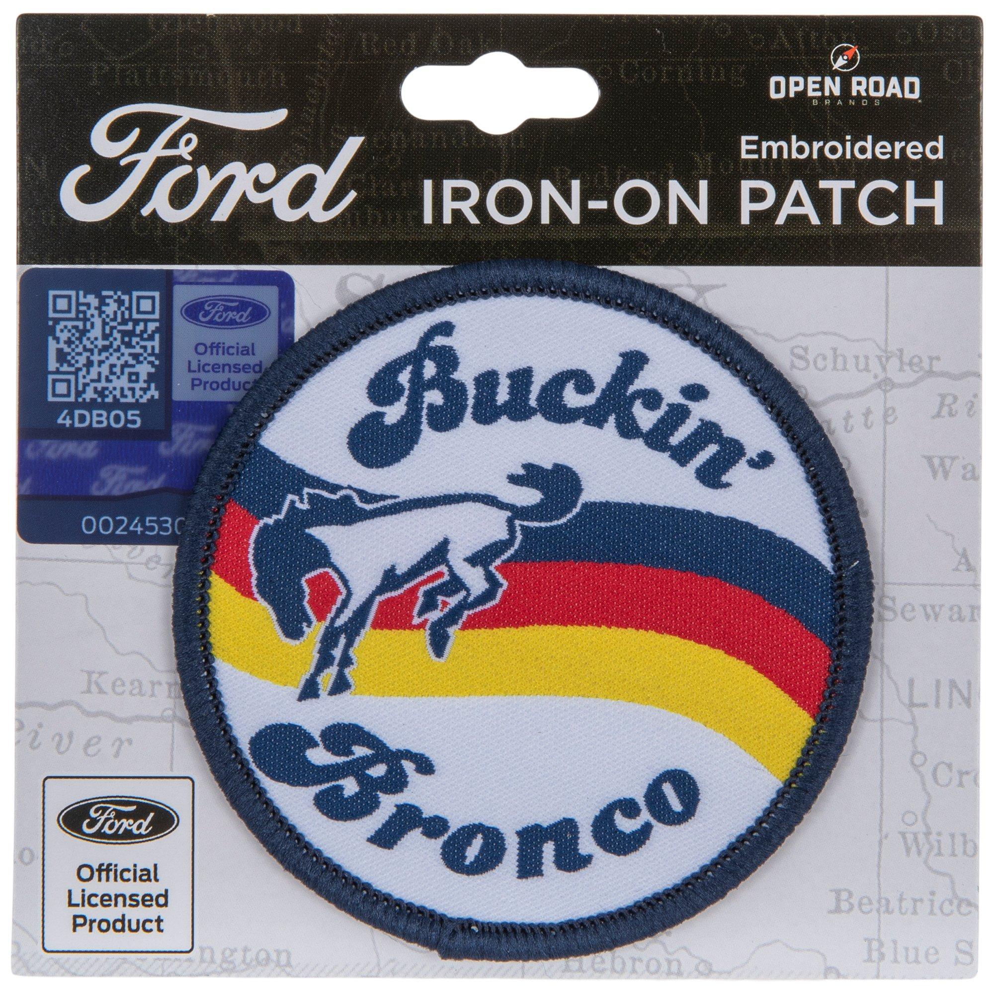 Buckin&apos; Bronco Iron-On Patch