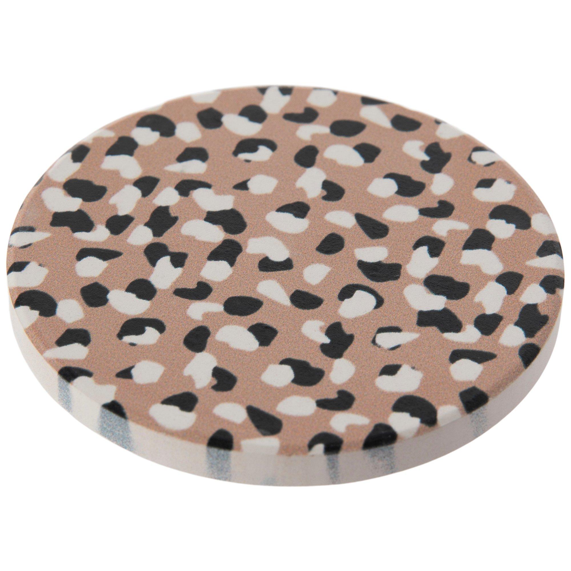 Animal Print Car Coaster