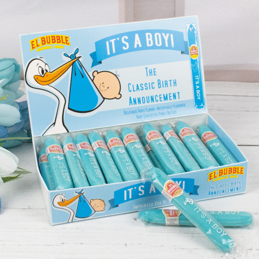 "It's A Boy!" Bubble Gum Cigars