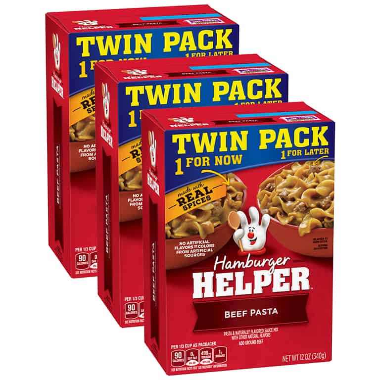 (3Pk) Betty Crocker Hamburger Helper Beef Pasta & Sauce Mix 12 oz