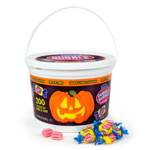 Dubble Bubble Jack-O-Lantern Bucket