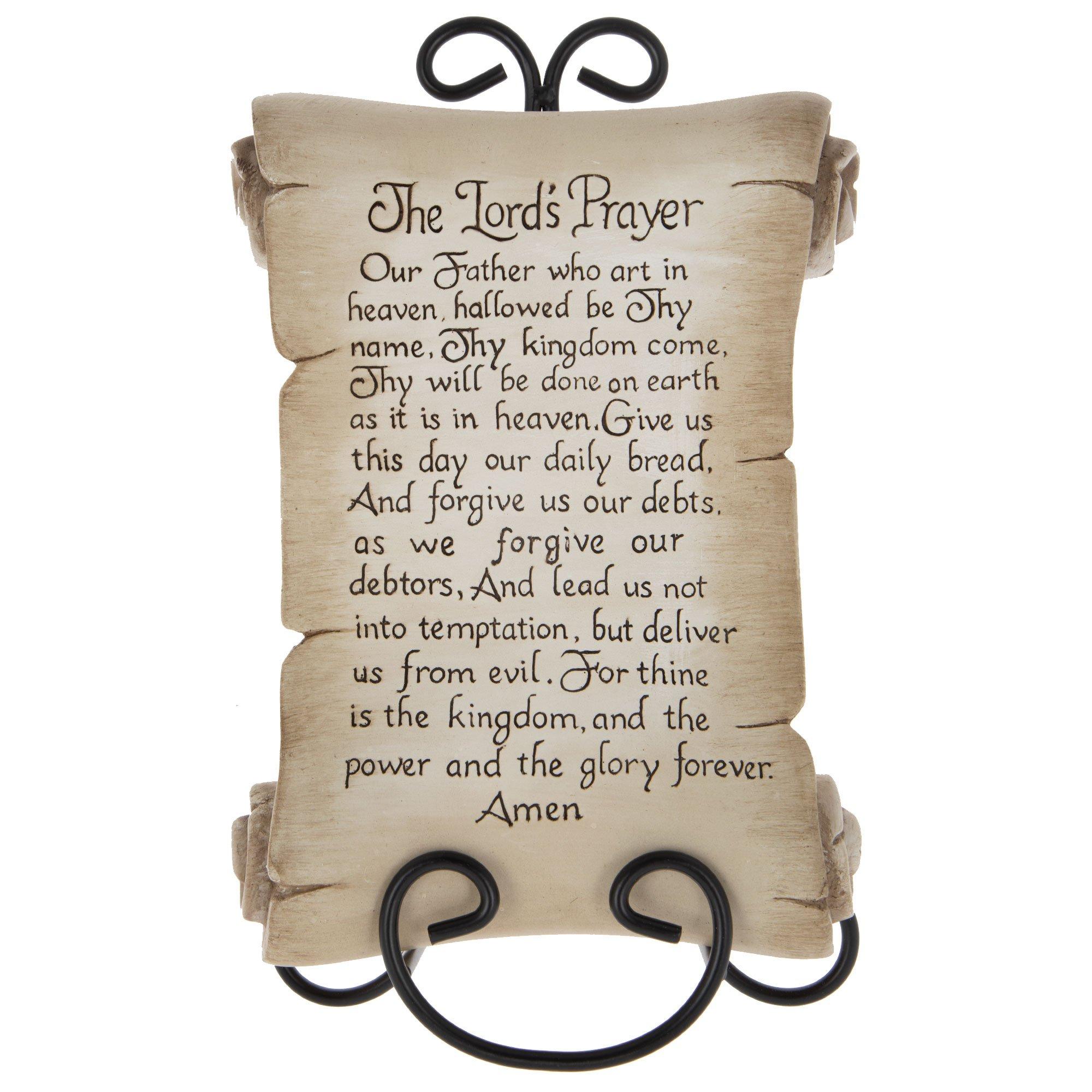 Lord&apos;s Prayer Scroll Decor