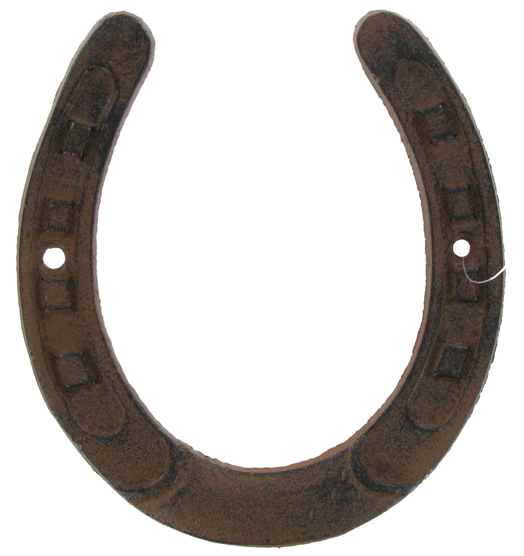 Rust Horseshoe Metal Wall Decor